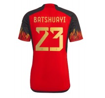 Belgija Michy Batshuayi #23 Koszulka Podstawowa MŚ 2022 Krótki Rękaw